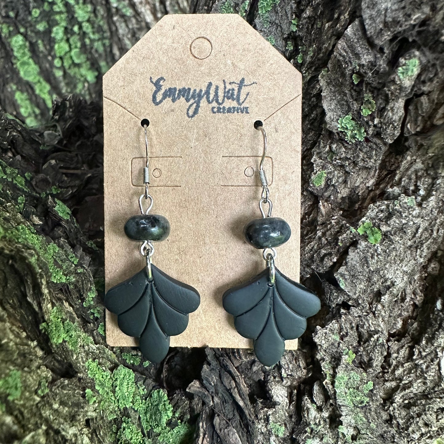Black Layered Petal Drop