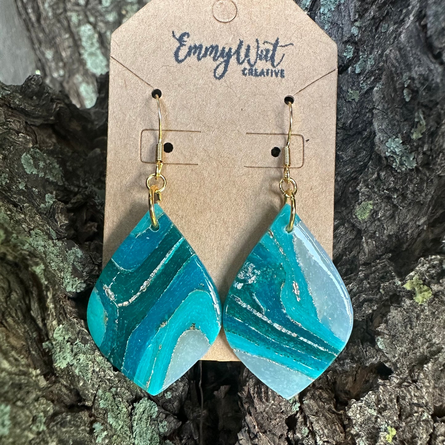 Teal Geode Drops