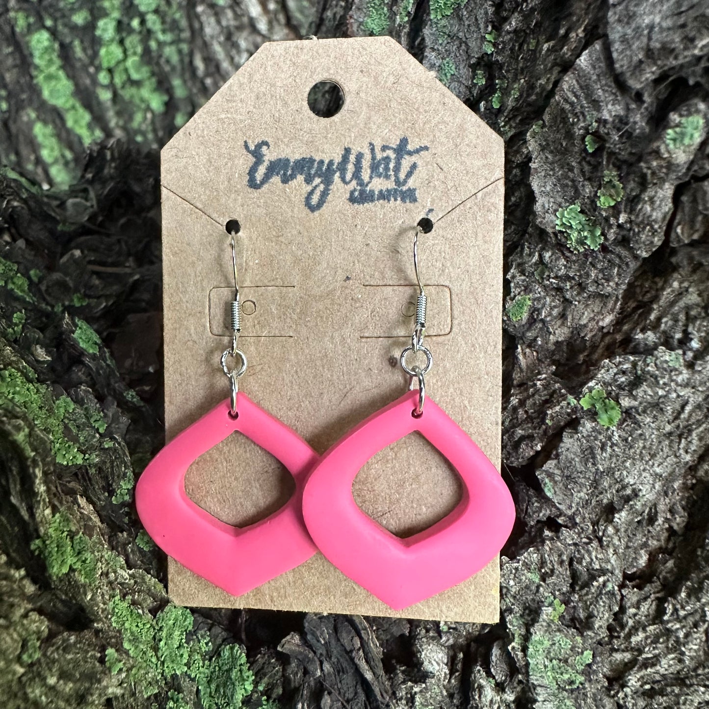 Salmon Geo Diamonds