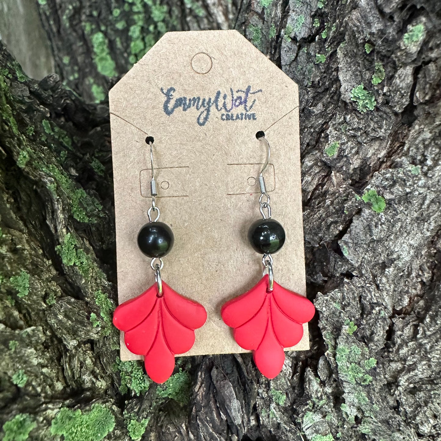 Red Layered Petal Drop