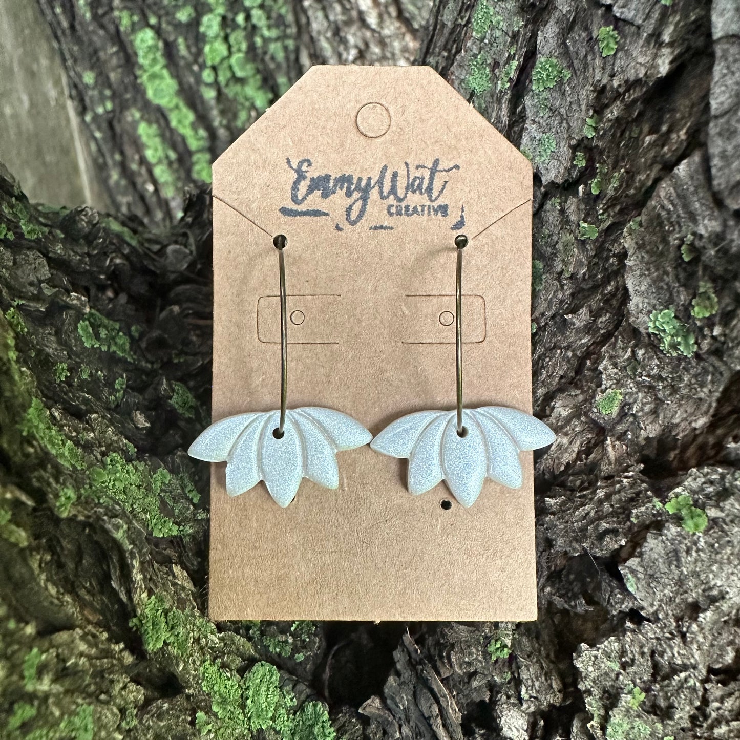 Pearl Lotus Hoops
