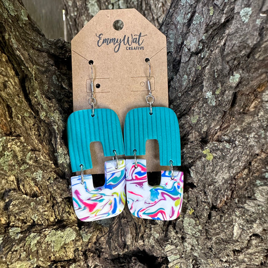 Neon Swirl Arch Drops