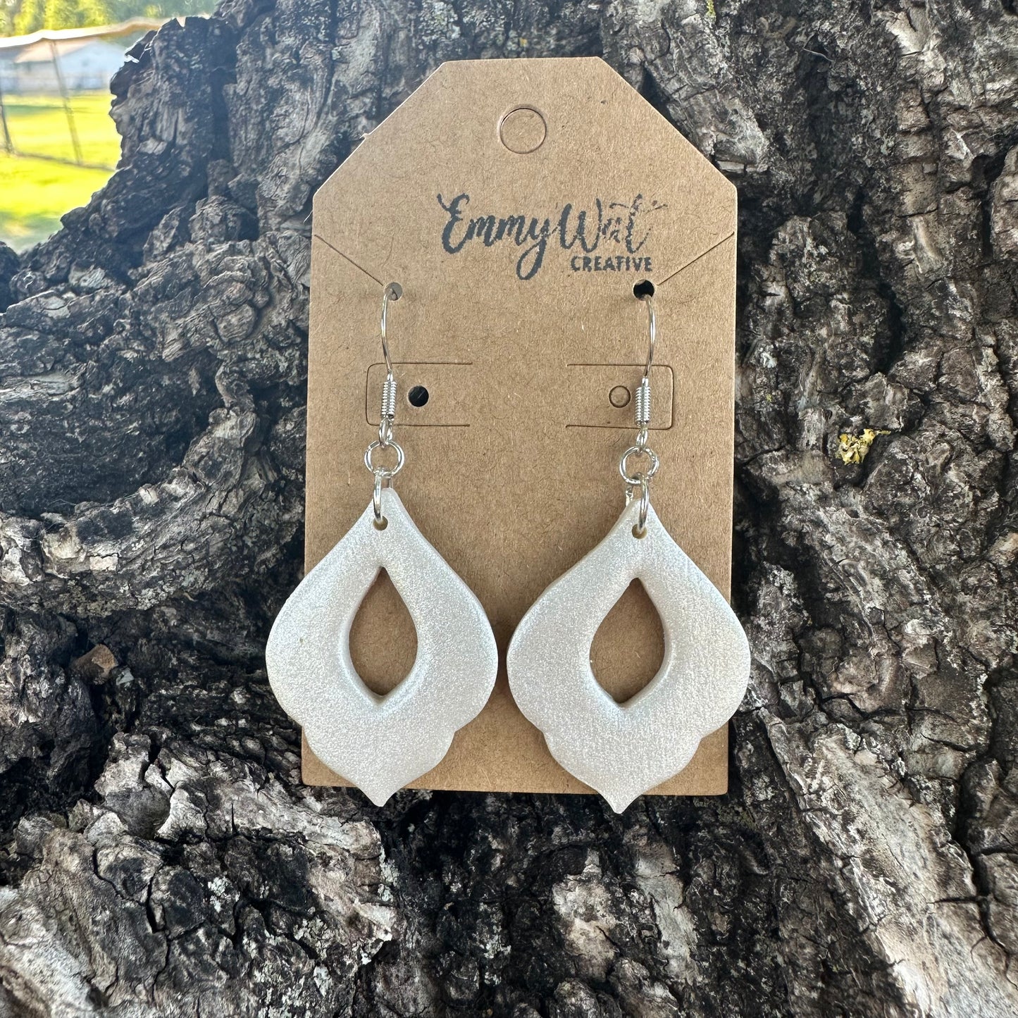 Pearl Filigree Teardrop