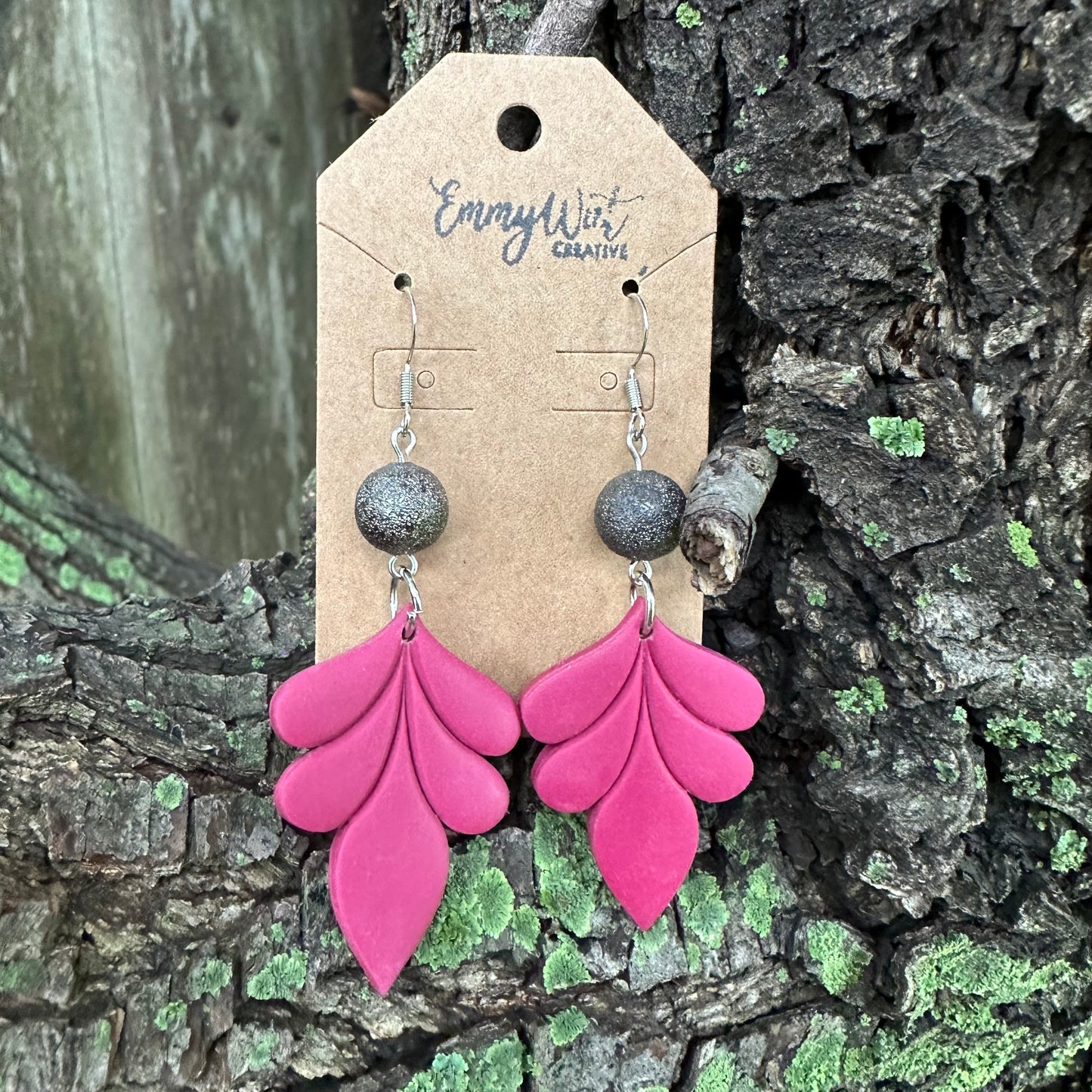 Large Burgundy Layered Petal