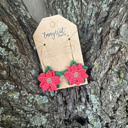 Poinsettia hoops