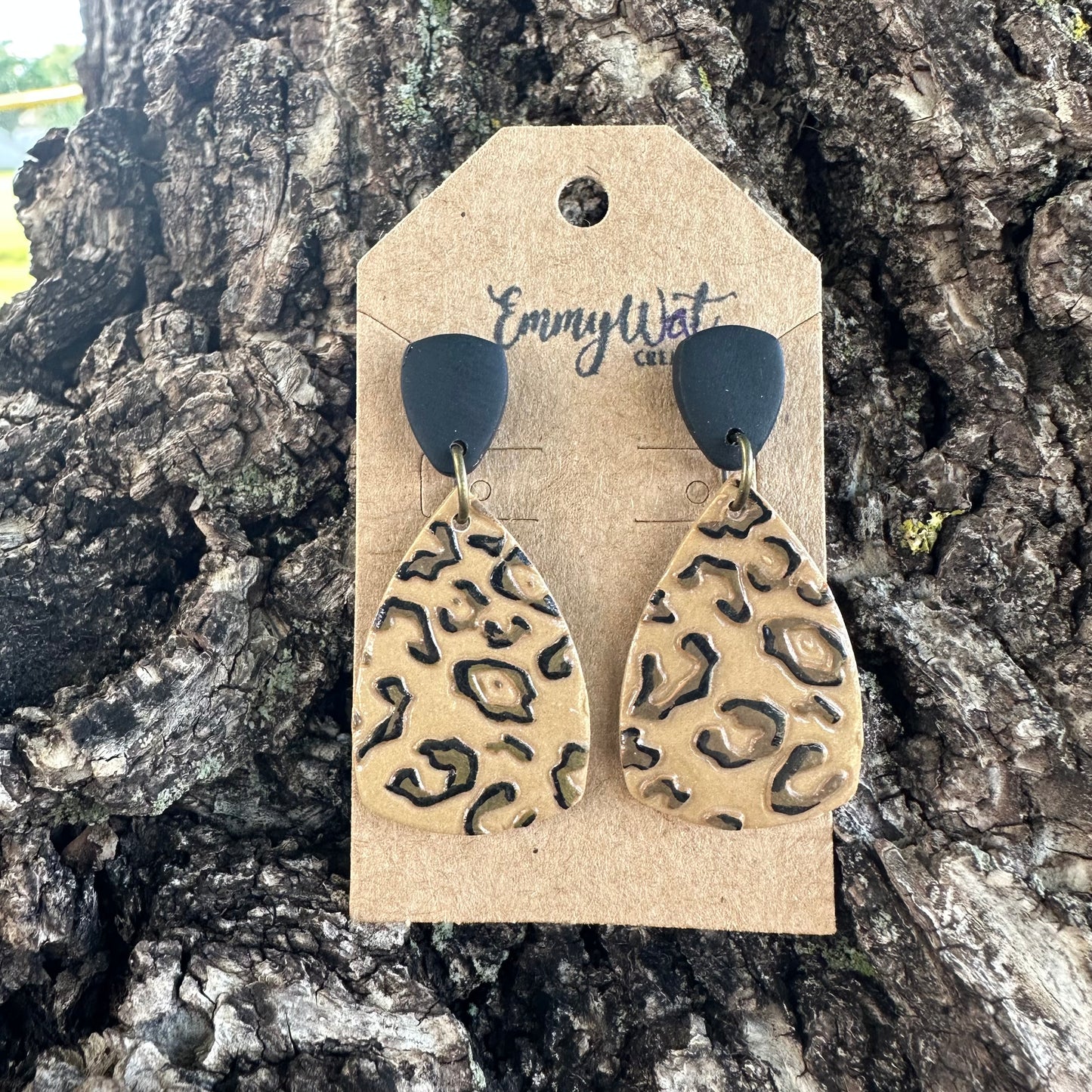 Leopard Print Teardrops