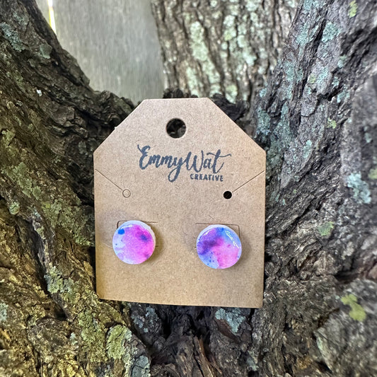 Watercolor Studs