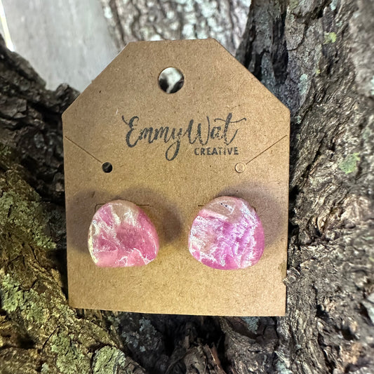 Amethyst Inspired Gumdrop Studs