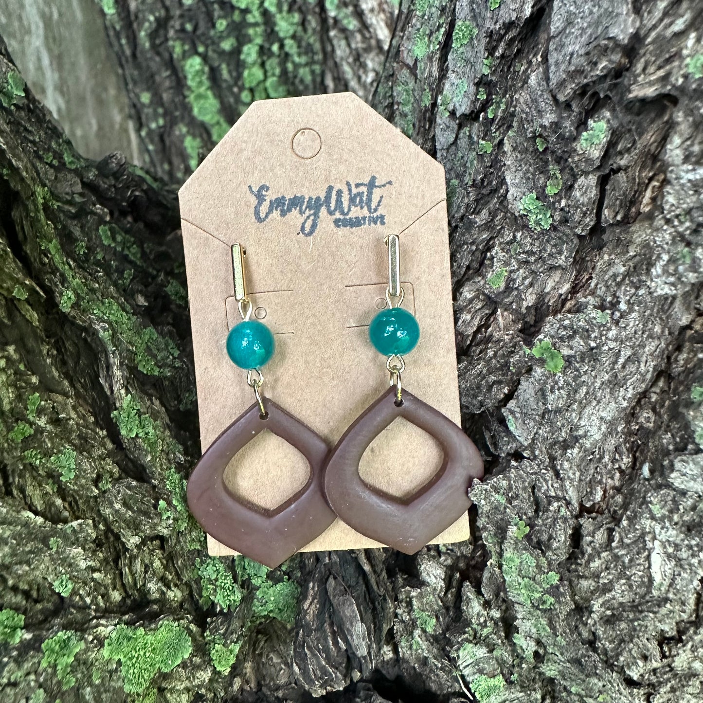 Brown Geo Diamond