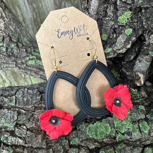 Black Poppy Teardrops