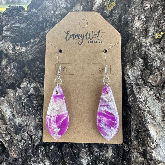 Amethyst Inspired Teardrop