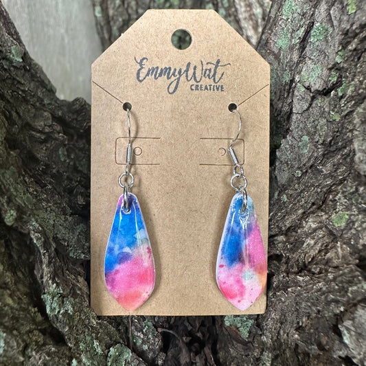 Watercolor Teardrops