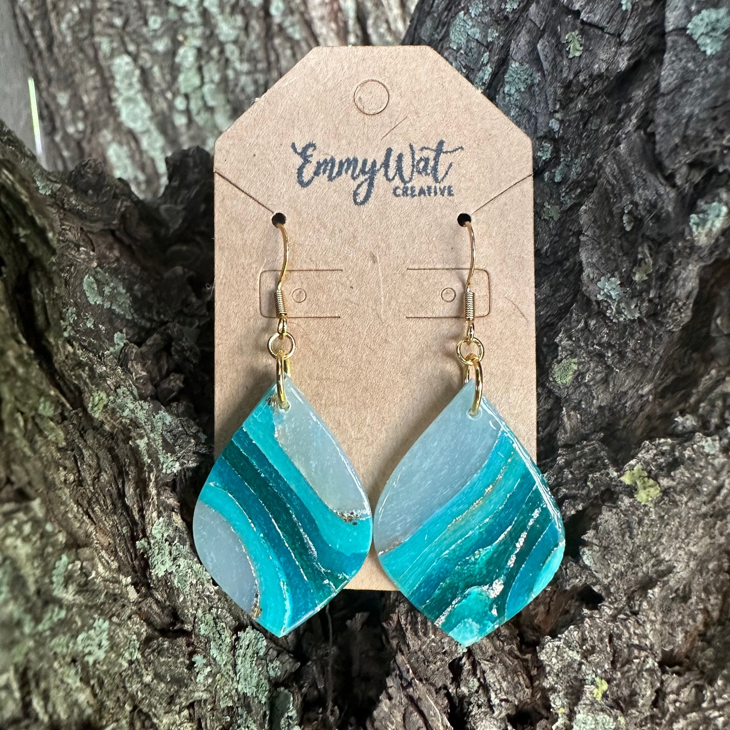 Teal Geode Drops