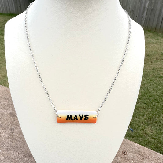 Ombré Mavericks Bar Necklace
