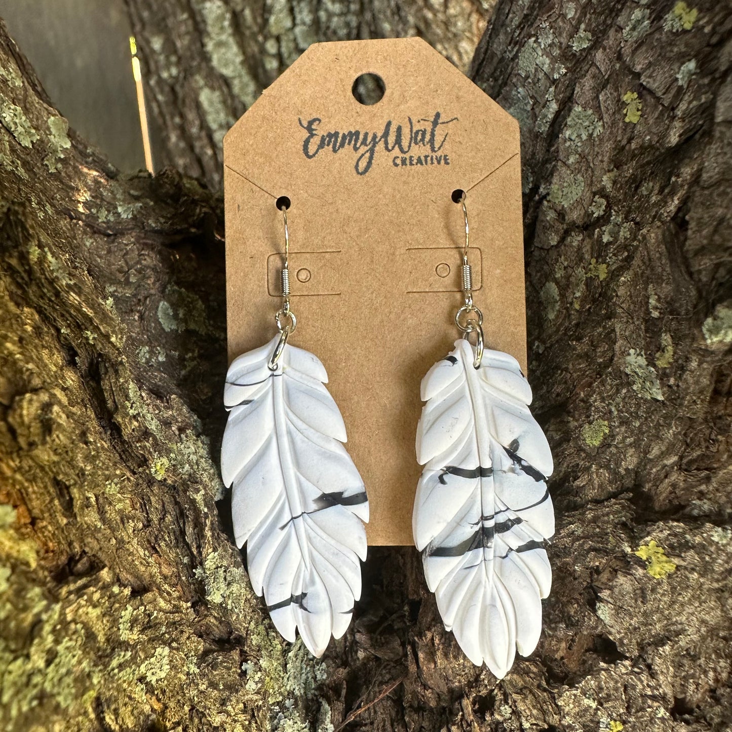 White and Black Feathers