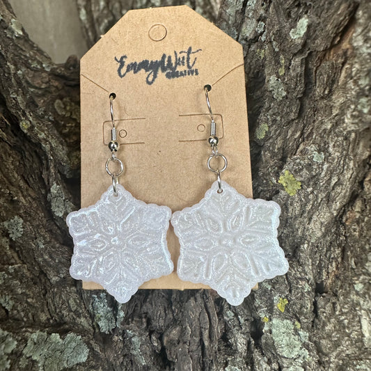 Glitter snowflakes