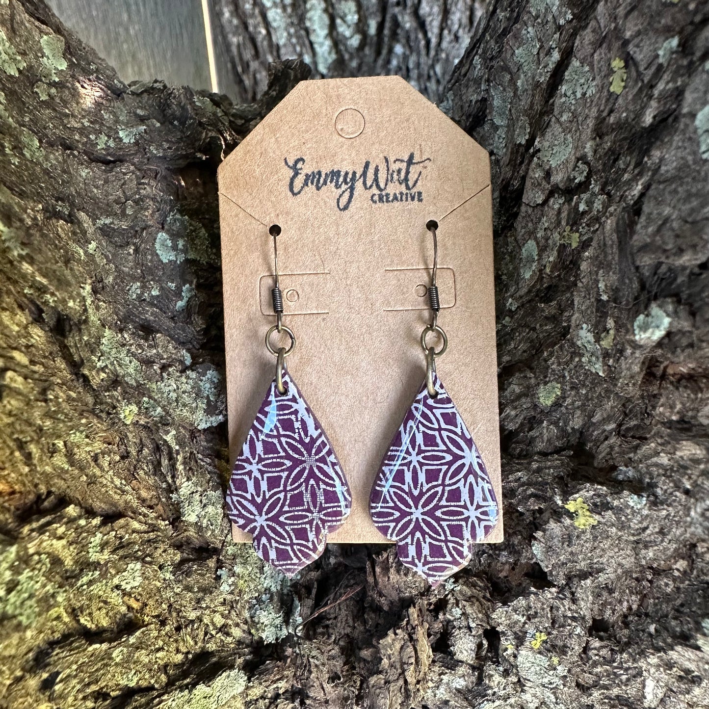 Eggplant Printed Drops