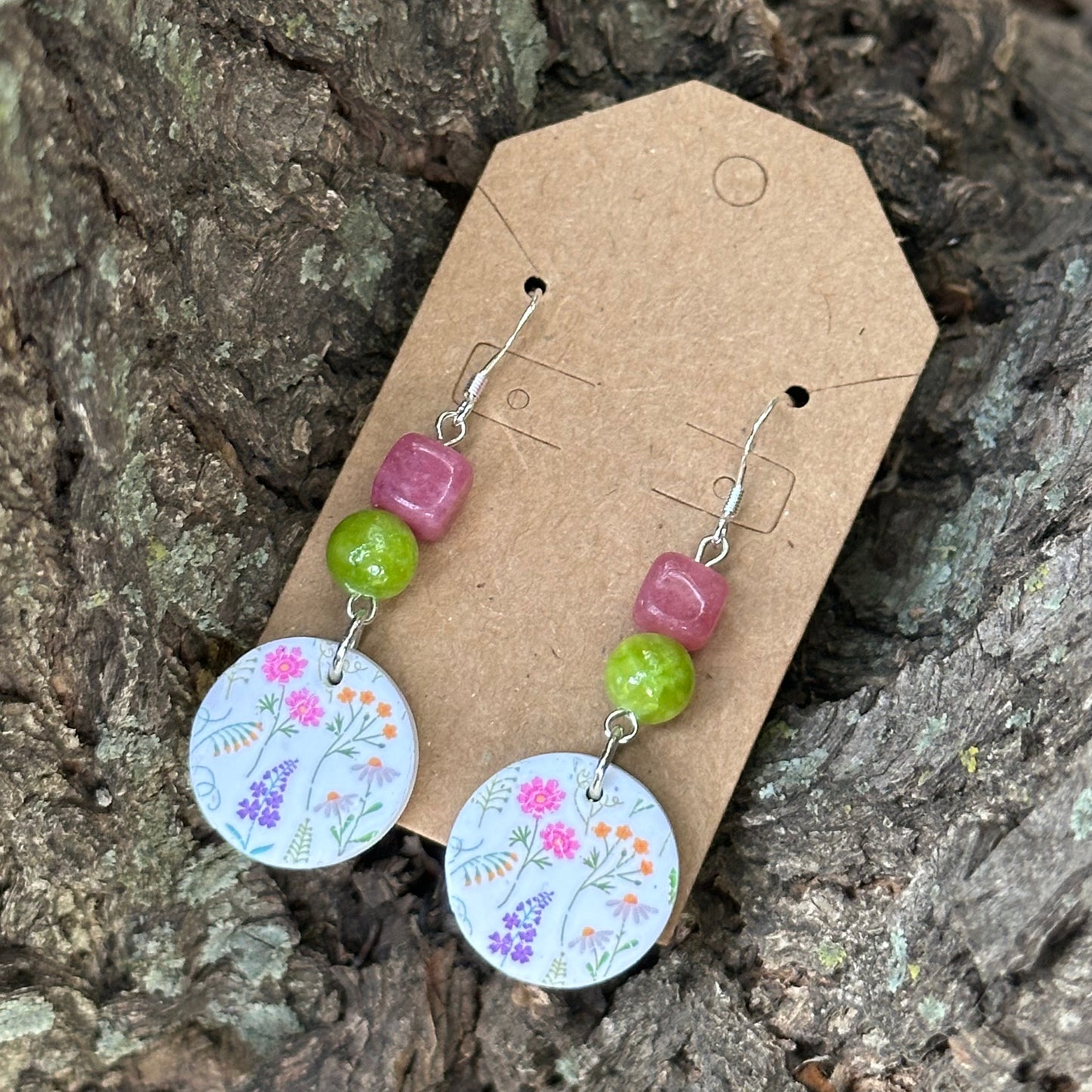 Pink and Green Wildflower